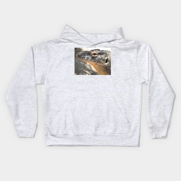 Komodo Dragon Kids Hoodie by kirstybush